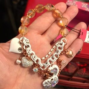 Betsey Johnson Charm Bracelet
